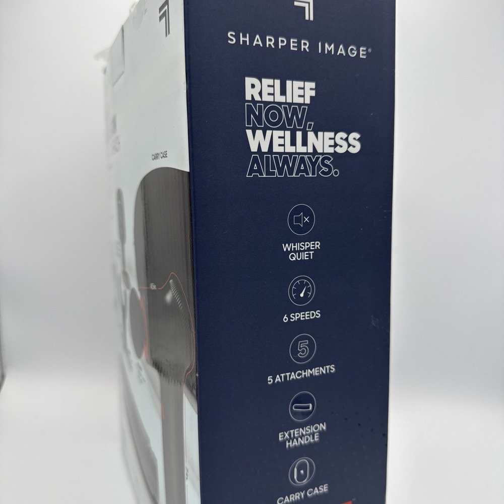 Sharper Image Power Percussion Hot & Cold Reach Percussion Massager